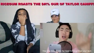 Couple Reacts : "Taylor Caniff Gets Me Banned!!" by RiceGum Reaction!!!