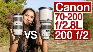 Welches macht mehr Sinn? Canon EF 200mm f/2L IS USM vs Canon EF 70-200mm f/2.8L IS II USM