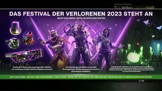 Destiny 2#044 Weekly Reset 17.10.23 "Übersicht" | Festival der Verl | Saison 22 | Woche 9 😄[HD][PS5]