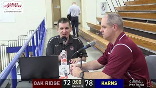 Oak Ridge Boys Basketball vs Karns - Region Semi-Finals - 2/28/23