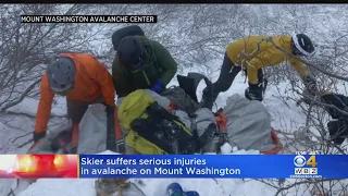 Skier Triggers Avalanche On Mount Washington