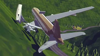 Plane crashes, accidents and more | Besiege