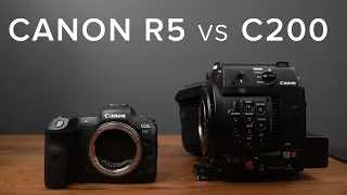 CANON R5 VS CANON C200 | Overheating, Dynamic Range, 8K vs 4k