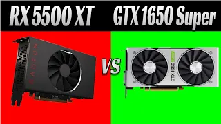 RX 5500 XT vs 1650 Super: 1080p, 1440p, 2160p [4K]. 8 games, 24 tests