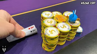 QUADS, STRAIGHT FLUSH, ROYAL FLUSH, BANGG!! | Poker Vlog #120