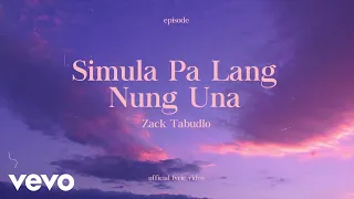Zack Tabudlo - Simula Palang Nung Una