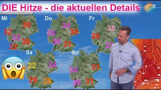 DIE Hitzewelle - wie viele heiße Tage gibt es? Wie lange bleibt es dann heiß. Wie startet der Juli?