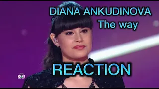 DIANA ANKUDINOVA -THE WAY REACTION Диана Анкудинова #singer #reactionvideo #music