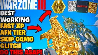 NEW BEST WORKING UNLIMITED XP TIER SKIP AFK GLITCH! WEAPON PRESTIGE CAMO GLITCH! UNLOCK IT FAST NOW!