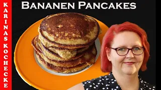 Bananen Pancakes die du immer wieder essen willst‼️ohne Zucker, ohne Mehl das gesunde Frühstück