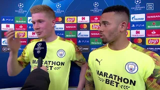 Kevin De Bruyne & Gabriel Jesus React To Manchester City's Comeback Win Over Real Madrid