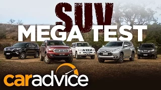 2016 Family 4x4 SUV Comparison - Everest v MU-X v Pajero Sport v Patrol v Fortuner