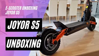 🛴 Joyor S5 🎁 Unboxing und Probefahrt (48V, 13AH, 500W)