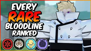 Every RARE Bloodline RANKED From WORST To BEST! | Shindo Life Bloodline Tier List
