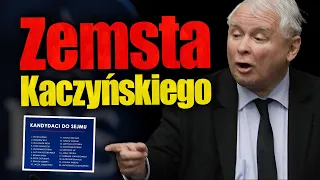 Kaczyński przygotowuje listy wyborcze do Sejmu.Odwołań od jego decyzji nie będzie. Wystawia rachunki