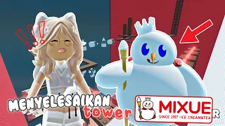 ADA MIXUE DI TOWER ROBLOX?!! 🤩 Menyelesaikan Tower Mixue🍦❕| Roblox Indonesia 🇮🇩 |