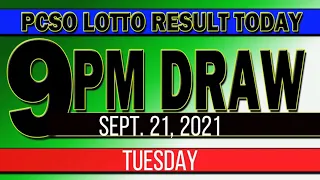 LOTTO RESULT TODAY 9PM DRAW – SEPTEMBER 21, 2021 | 2D | 3D | 6D | 6/42 | 6/49 | 6/58