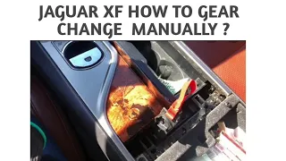 Jaguar XF gearshifter problem / How to gear change neutral position manually?