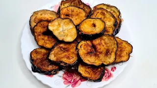 quick, Easy and very yummy 😋 eggplant recipe. Everyone's crazy about these super crunchy eggplants