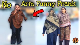 No Arm Funny Public Prank | Amazing Reactions  New Talent
