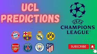 Predicting the UCL QF winners with @BleedBlaugrana