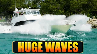 RIDING HUGE WAVES ! BOATS HAVING A HARD TIME | BOAT ZONE