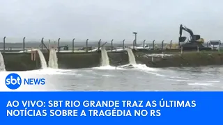 🔴 #AOVIVO | Comportas em Porto Alegre são abertas para escoar água da chuva #riograndedosul