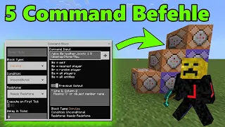 5 Command Befehle in Minecraft, die du kennen solltest!