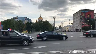 Кортеж Саудовской Аравии. Cortege of Crown Prince of Saudi Arabia in Moscow.