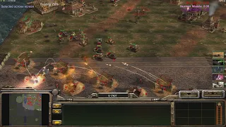 Random General $10k - Command & Conquer Generals Zero Hour - 2 v 2 v 2 v 2 HARD Gameplay