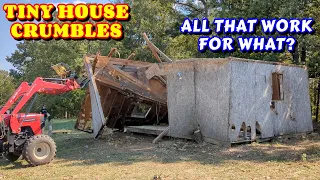 BRINGING THE HOUSE DOWN  | couple builds, tiny house, homesteading, off-grid, rv life, rv living |