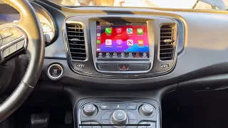 How to install Apple CarPlay, Android auto in Chrysler 200