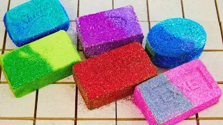ASMR: Soft Glittery Soap Cutting & Satisfying Video | Help You Sleep | Relaxing Video