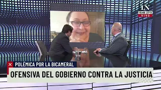 Graciana Peñafort con Feinmann: "Cristina Kirchner siempre ha sido respetuosa del Poder Judicial"