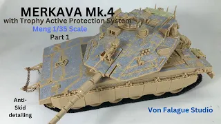 Meng Merkava Mk.4  with Trophy Active Protection System  (Part 1)
