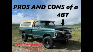 4BT Cummins Pros and Cons... A MUST WATCH IF YOU'RE THINKING OF SWAPPING A 4BT