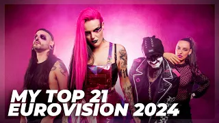 Eurovision 2024 - My Top 21 So Far (New: San Marino)