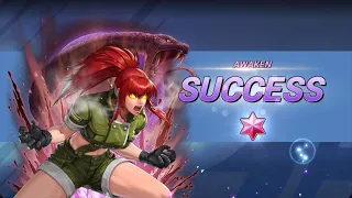 I HAVE A1 UE AWAKENED LEONA - LEVELING UP HER CP, SKILLS AND CORE EFFECTS - KOF ALL STAR