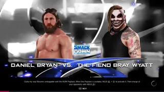 WWE 2K20 Gameplay Daniel Bryan vs The Fiend Bray Wyatt Smackdown