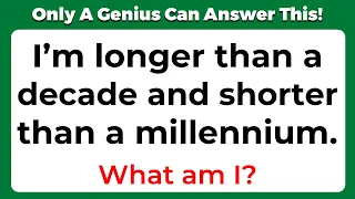 ONLY A GENIUS CAN ANSWER THESE 10 TRICKY RIDDLES | Riddles Quiz - Part 7