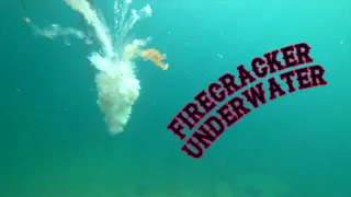 EXPERIMENT: Firecracker underwater