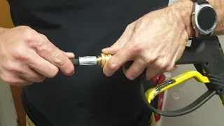 Karcher style quick fit short trigger short brass connection .