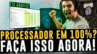 PROCESSADOR EM 100% EM JOGOS ? COMO RESOLVER ! USO DE CPU MUITO ALTO E TRAVANDO NOS JOGOS ? FIX !