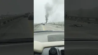 Helicopter crash closes Interstate 10 over Bonnet Carre Spillway in southeast Louisiana