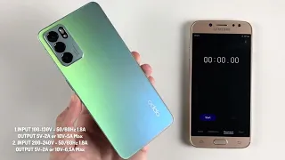OPPO Reno6 5G Battery Charging Test with fast charging 65W