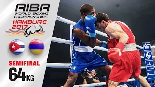 Semifinal (64kg) BACHKOV Hovhannes (Armenia) vs CRUZ GOMEZ Andy (Cuba)