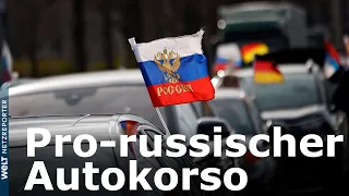 BERLIN: Pro-russischer Autokorso! Scharfe Kritik des ukrainischen Botschaftern Andrij Melnyk