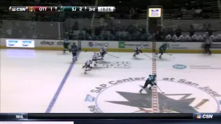 Karlsson catching Marleau