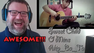 Music Teacher Reacts to Alip_Ba_Ta Sweet Child O Mine Acoustic Guitar Cover Reaction & Review