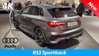 Audi RS3 Sportback 2022 - FULL Review in 4K | Exterior - Interior, 2.5 TFSI 400 HP exhaust sound!